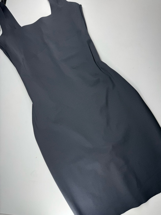 SKIMS Dresses & Skirts - SKIMS Black Square-Neck Midi Bodycon Dress